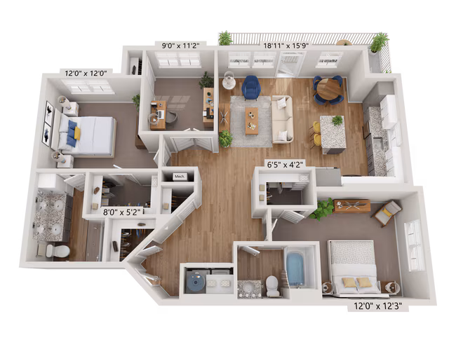 B4 - Amethyst 3225 floor plan